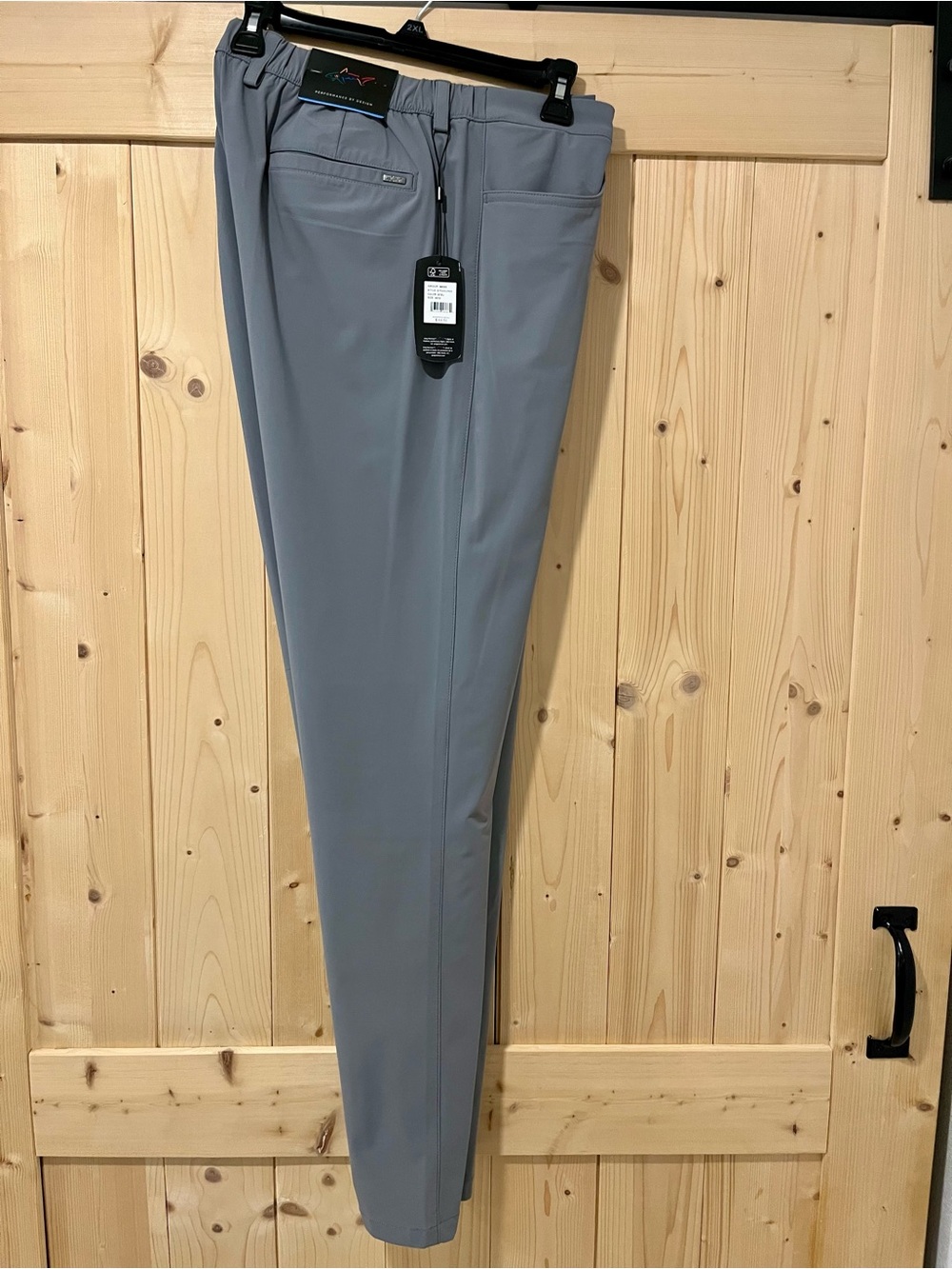 Greg Norman Collection PULL-ON TRAVEL PANT Steel Color 36x32 - Picture 8 of 9